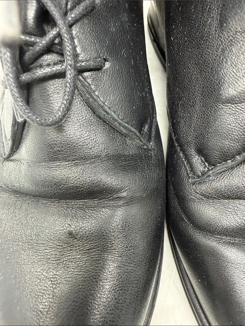 Stuart Weitzman Stepmistress Hidden Wedge Lace-up Bootie Leather Size 7